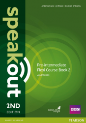 Speakout (2nd Edition) Pre-Intermediate Flexi Course Book 2 + DVD + key Pearson / Підручник + зошит (2-га частина)