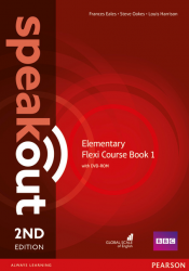Speakout (2nd Edition) Elementary Flexi Course Book 1 + DVD + key Pearson / Підручник + зошит (1-ша частина)