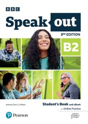 Speakout 3rd Edition B2 Student's Book + eBook + Online Practice Pearson / Підручник + eBook + онлайн практика