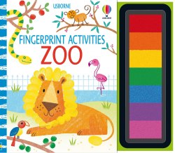 Fingerprint Activities: Zoo Usborne / Розмальовка