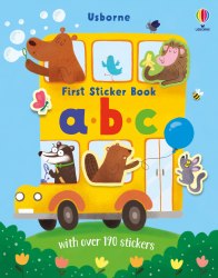 First Sticker Book: abc Usborne / Книга з наклейками