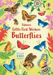 Little First Stickers: Butterflies Usborne / Книга з наклейками