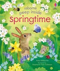Peep Inside Springtime Usborne / Книга з віконцями