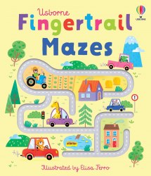 Fingertrail Mazes Usborne / Книга з тактильними відчуттями