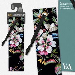 V&A Bookmarks: Black Floral That Company Called IF / Закладка