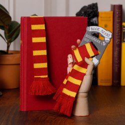 Book Scarf Burgundy and Yellow That Company Called IF / Закладка