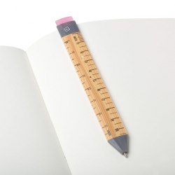 Pen Bookmark Ruler with Refills Thinking Gifts / Закладка, Ручка
