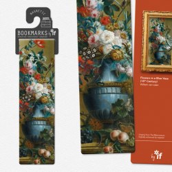Classics Magnetic Bookmarks: Flowers In A Blue Vase That Company Called IF / Закладка