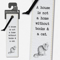 Literary Bookmarks: Books & a Cat That Company Called IF / Закладка