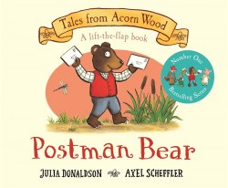 Postman Bear (A Lift-the-Flap Book) Macmillan / Книга з віконцями