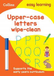 Collins Easy Learning: Upper Case Letters Wipe Clean Activity Book (Ages 3-5) Collins / Пиши-стирай