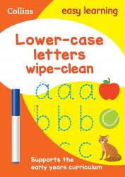 Collins Easy Learning: Lower Case Letters Wipe Clean Activity Book (Ages 3-5) Collins / Пиши-стирай