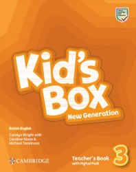 Kid's Box New Generation 3 Teacher's Book with Digital Pack Cambridge University Press / Підручник для вчителя