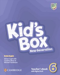 Kid's Box New Generation 6 Teacher's Book with Digital Pack Cambridge University Press / Підручник для вчителя