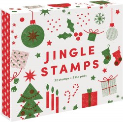 Jingle Stamps: 22 Stamps + 2 Ink Pads Princeton Architectural Press / Набір штампів