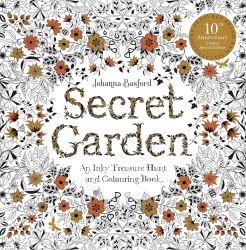 Secret Garden: An Inky Treasure Hunt and Colouring Book (10th Anniversary Limited Special Edition) Laurence King / Розмальовка