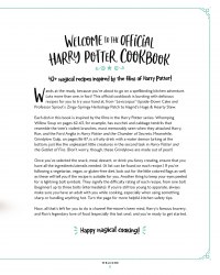 The Official Harry Potter Cookbook: 40+ Recipes Inspired by the Films Scholastic