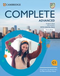 Complete Advanced Third Edition Student's Book with answers + Digital Pack Cambridge University Press / Підручник з відповідями