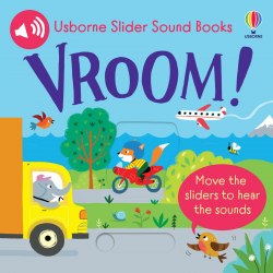 Usborne Slider Sound Books: Vroom! Usborne / Книга зі звуковим ефектом