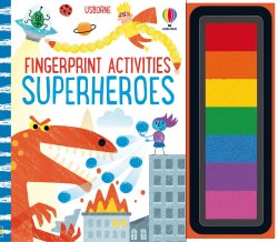 Fingerprint Activities: Superheroes Usborne / Розмальовка