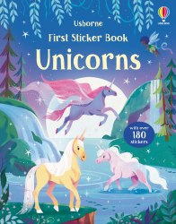 First Sticker Book: Unicorns Usborne / Книга з наклейками