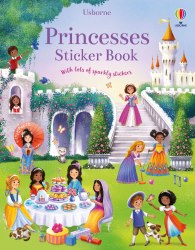 Princesses Sticker Book Usborne / Книга з наклейками