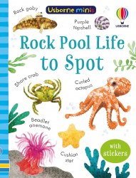 Usborne Minis: Rock Pool Life to Spot Usborne / Книга з наклейками