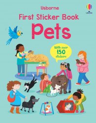 First Sticker Book: Pets Usborne / Книга з наклейками