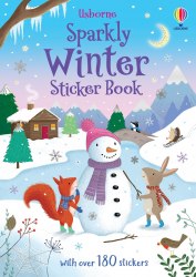 Sparkly Winter Sticker Book Usborne / Книга з наклейками