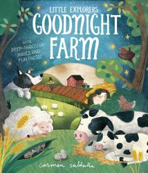 Little Explorers: Goodnight Farm Little Tiger Press / Книга з вирізними елементами