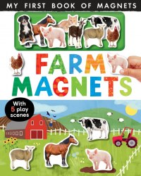 My First Book of Magnets: Farm Magnets Little Tiger Press / Книга з магнітами