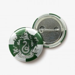 Hogwarts: Slytherin House Crest Button Badge MinaLima / Значок
