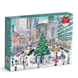 Michael Storrings Snowfall on Park Avenue 1000 Piece Puzzle Galison / Пазли