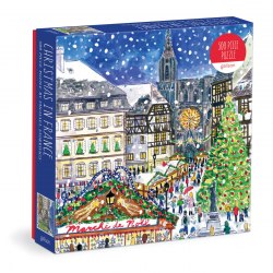 Michael Storrings Christmas in France 500 Piece Puzzle Galison / Пазли