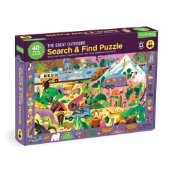 The Great Outdoors 64 Piece Search & Find Puzzle Mudpuppy Press / Пазли