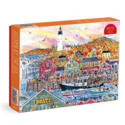 Michael Storrings Autumn By the Sea 1000 Piece Puzzle Galison / Пазли