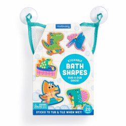 Stickable Bath Shapes: Rub-a-Dub Dinos! Mudpuppy Press / Іграшка