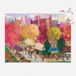 Joy Laforme Autumn at the City Market 1000 Piece Puzzle Galison / Пазли