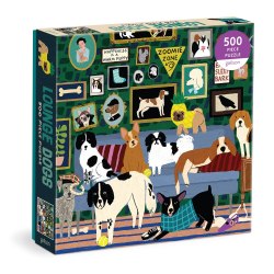 Lounge Dogs 500 Piece Puzzle Galison / Пазли