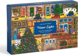Joy Laforme Winter Lights 12 Days of Puzzles: Christmas Countdown Galison / Пазли
