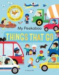 My Peekaboo Things That Go Caterpillar Books / Книга з віконцями