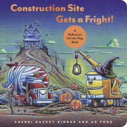 Construction Site Gets a Fright! (A Halloween Lift-the-Flap Book) Chronicle Books / Книга з віконцями