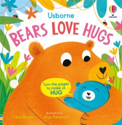 Bears Love Hugs Usborne / Книга з вирізними елементами