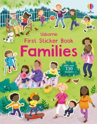 First Sticker Book: Families Usborne / Книга з наклейками