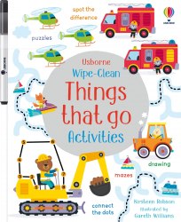 Wipe-Clean Things That Go Activities Usborne / Пиши-стирай