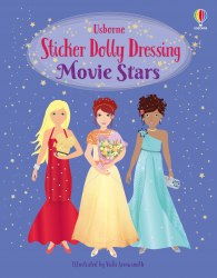 Sticker Dolly Dressing: Movie Stars Usborne / Книга з наклейками