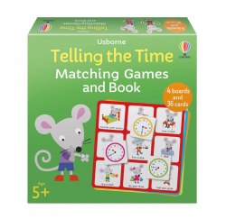 Telling the Time Matching Games and Book Usborne / Настільна гра