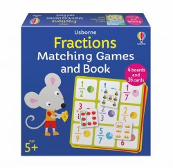 Fractions Matching Games and Book Usborne / Настільна гра