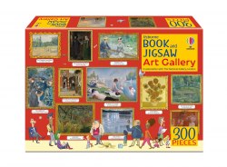 Usborne Book and Jigsaw: Art Gallery Usborne / Книга з пазлом
