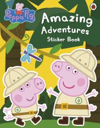 Peppa Pig: Amazing Adventures Sticker Book Ladybird / Книга з наклейками